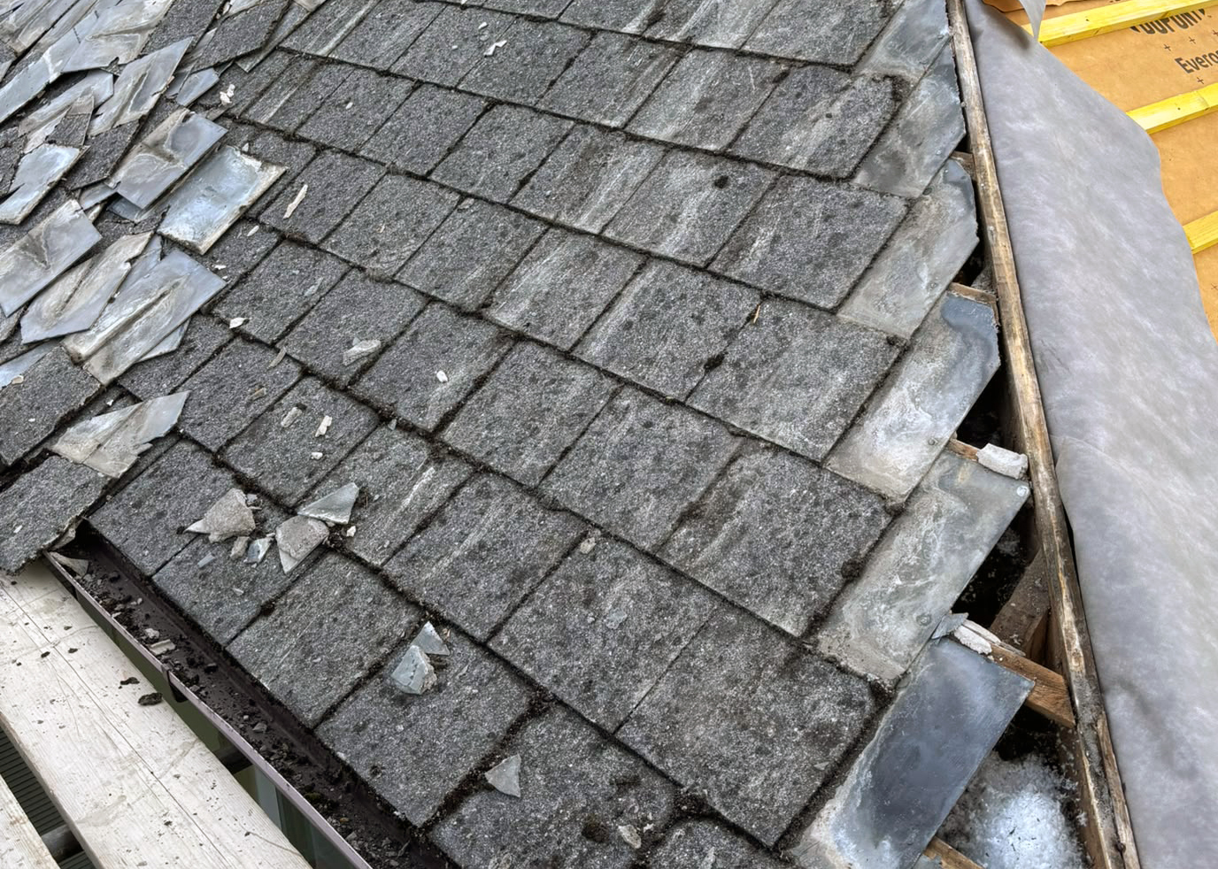 Before: Roof Replacement in Week St Mary